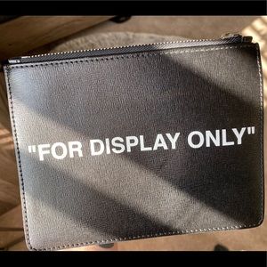 COPY - Brand new never used Off White flat pouch